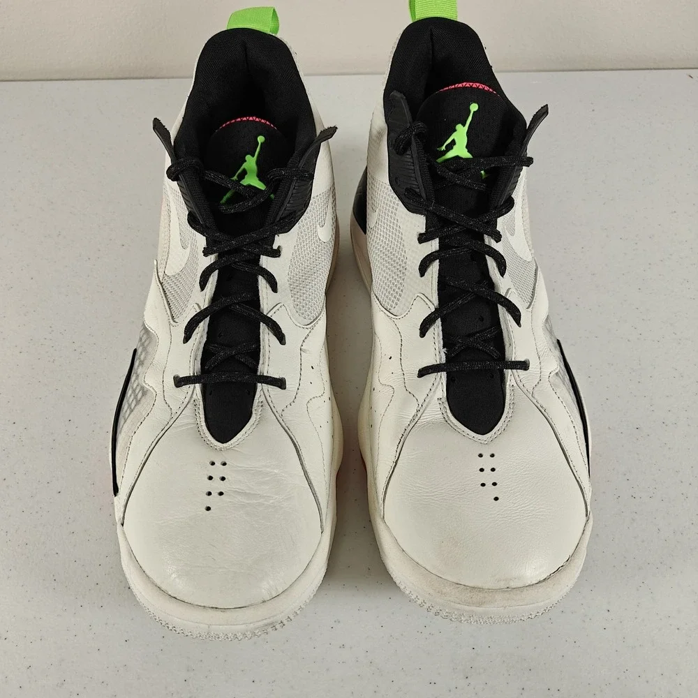 Nike Air Jordan Zoom 92 Sail Men Sz 14 Shoes Black White Basketball CK9183-100